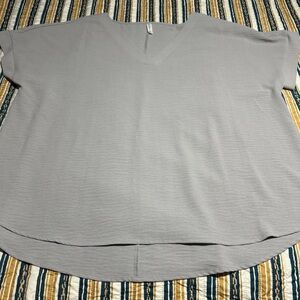 Zenana Outfitters Sleet V-Neck Blouse